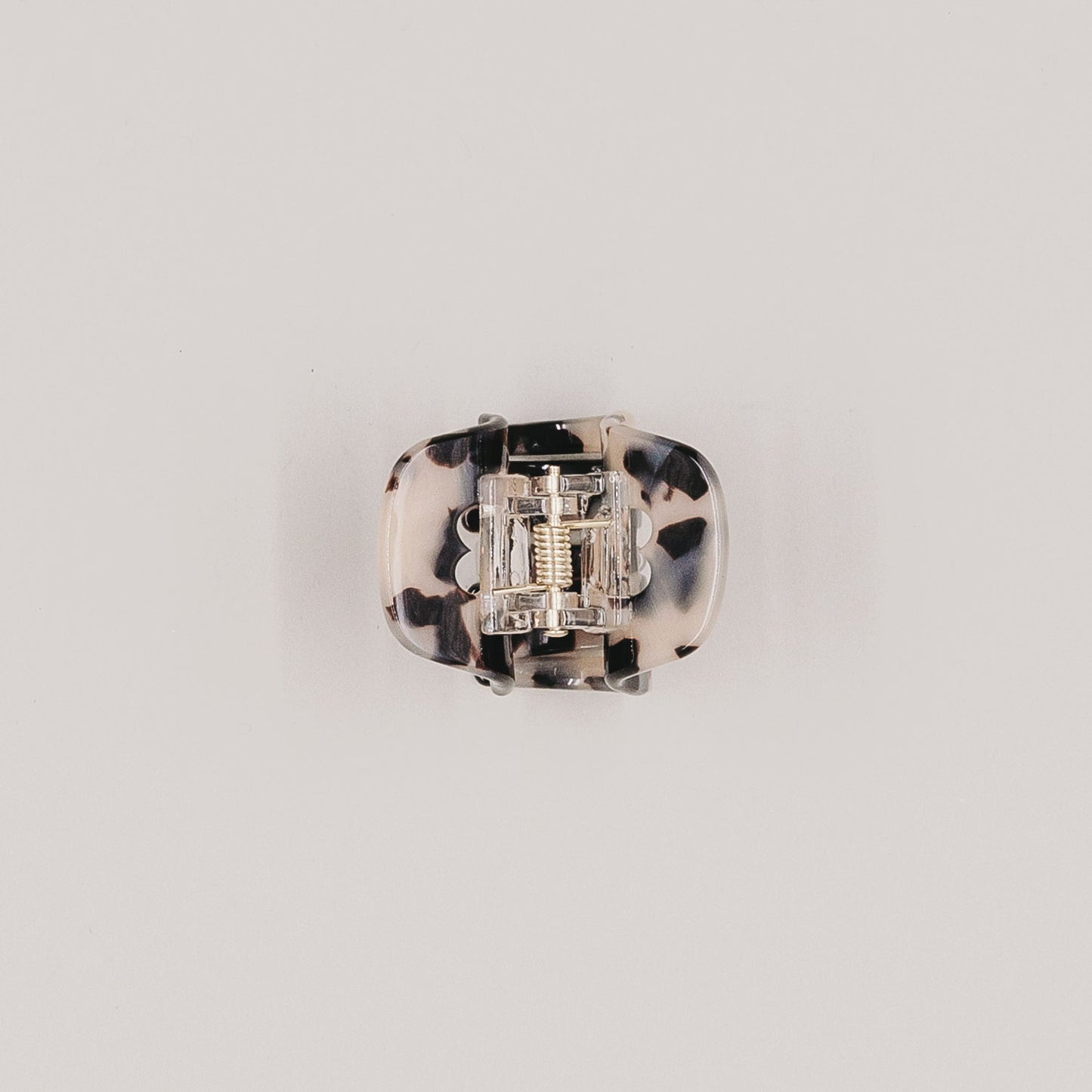 Petite barrette cœur léopard (VE = 10 pcs.)