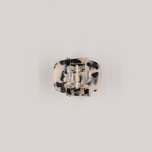 Petite barrette cœur léopard (VE = 10 pcs.)