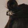 Petite barrette cœur léopard (VE = 10 pcs.)