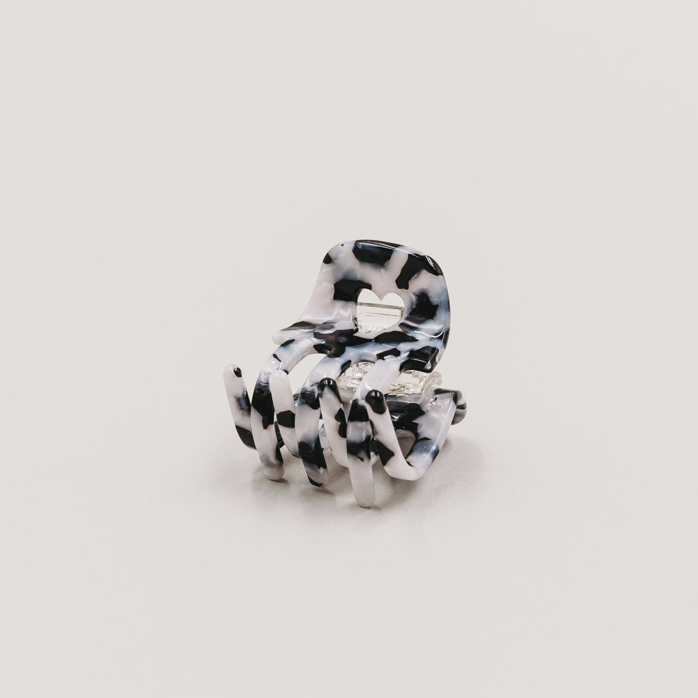 Haarspange klein Herz Panda (VE = 10 Stk.)
