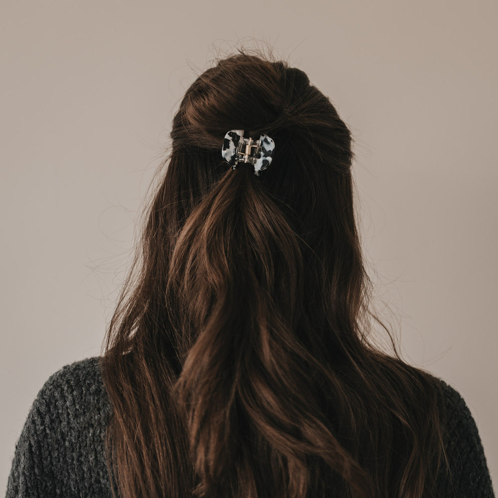 Haarspange klein Herz Panda (VE = 10 Stk.)