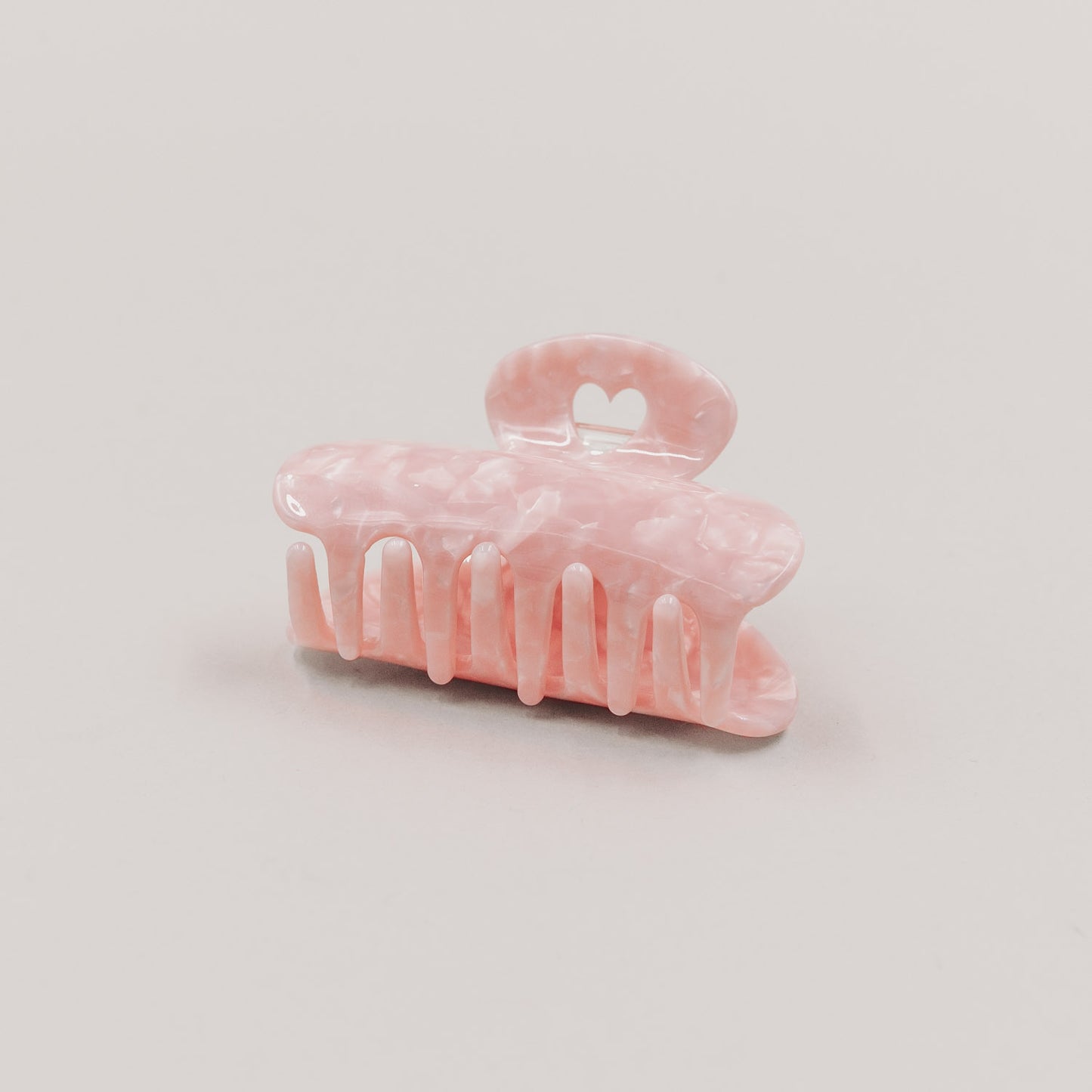 Grande barrette cœur blush (VE = 10 pcs.)