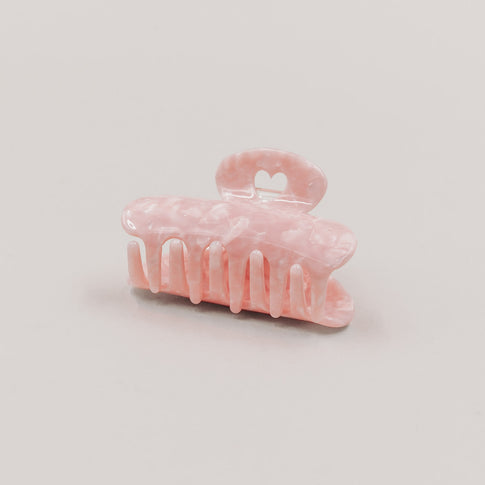 Grande barrette cœur blush (VE = 10 pcs.)