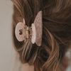Grande barrette cœur blush (VE = 10 pcs.)