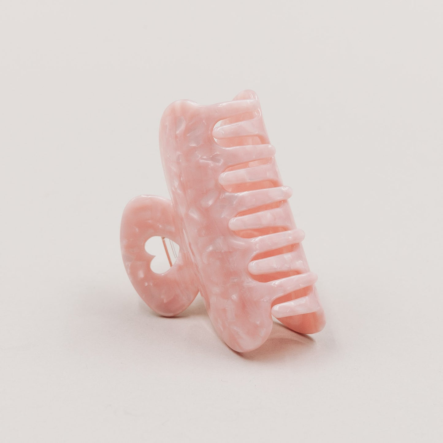 Grande barrette cœur blush (VE = 10 pcs.)