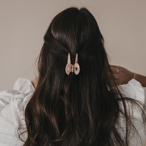 Grande barrette cœur blush (VE = 10 pcs.)