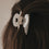 Grande barrette cœur perle (VE = 10 pcs.)