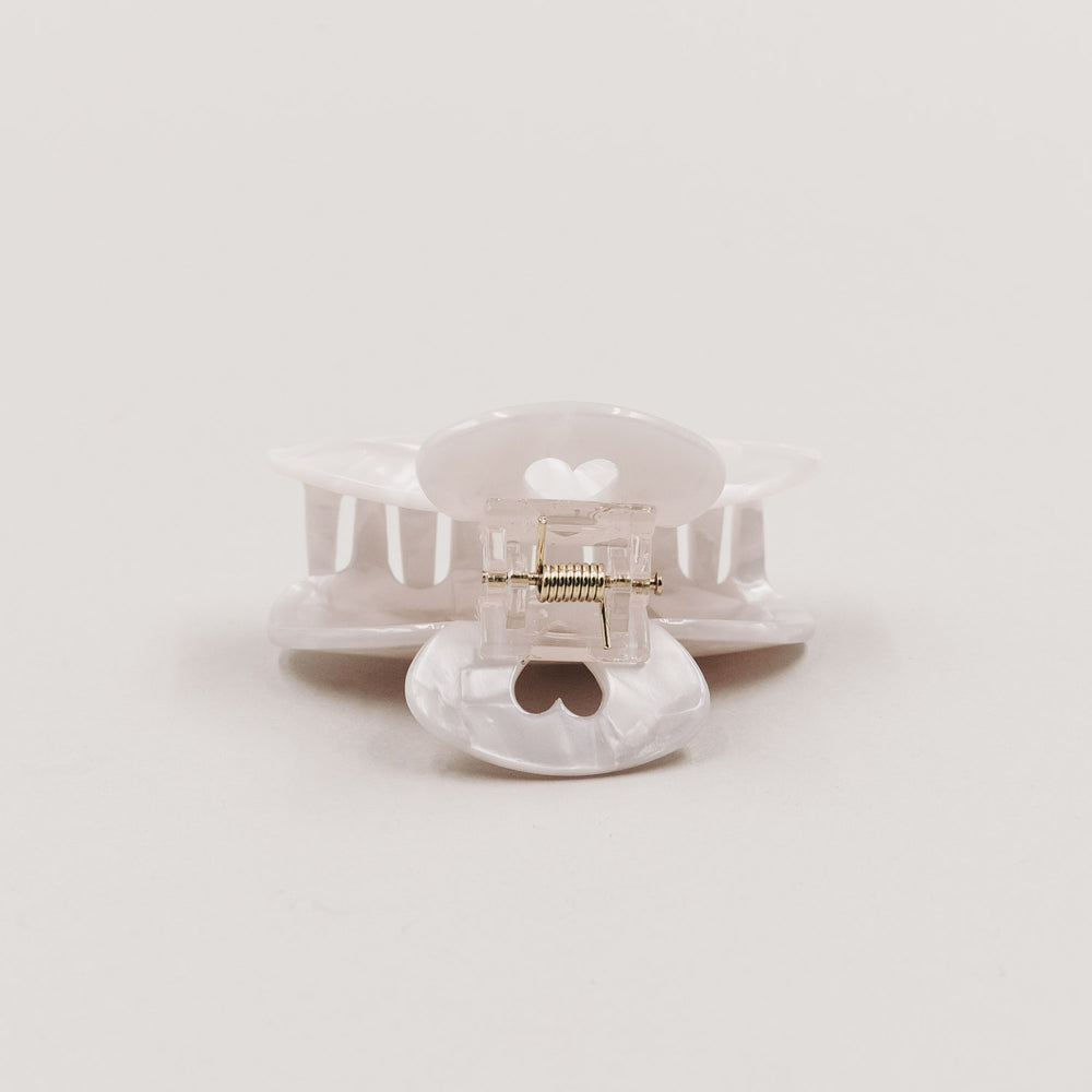 Grande barrette cœur perle (VE = 10 pcs.)