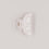 Grande barrette cœur perle (VE = 10 pcs.)