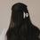Grande barrette cœur perle (VE = 10 pcs.)