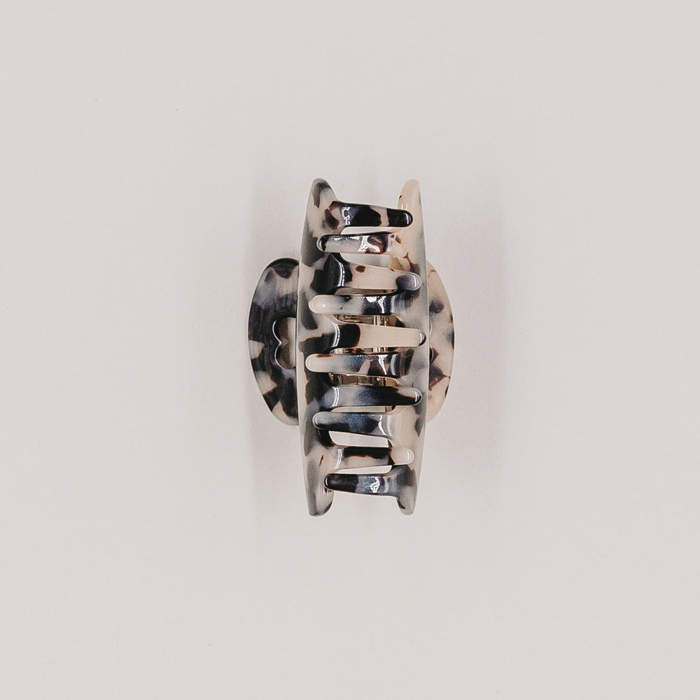 Grande barrette cœur léopard (VE = 10 pcs.)