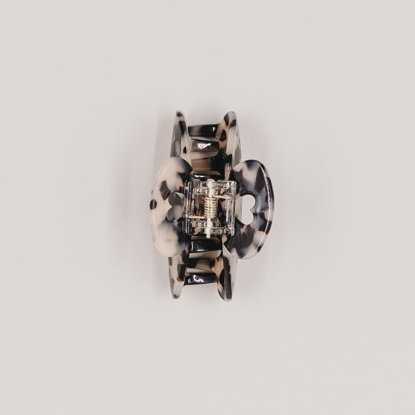 Grande barrette cœur léopard (VE = 10 pcs.)