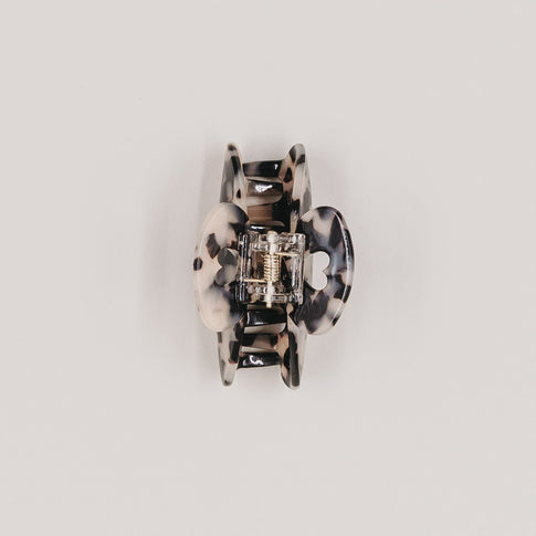 Grande barrette cœur léopard (VE = 10 pcs.)