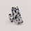 Grande barrette cœur panda (VE = 10 pcs.)