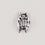 Grande barrette cœur panda (VE = 10 pcs.)