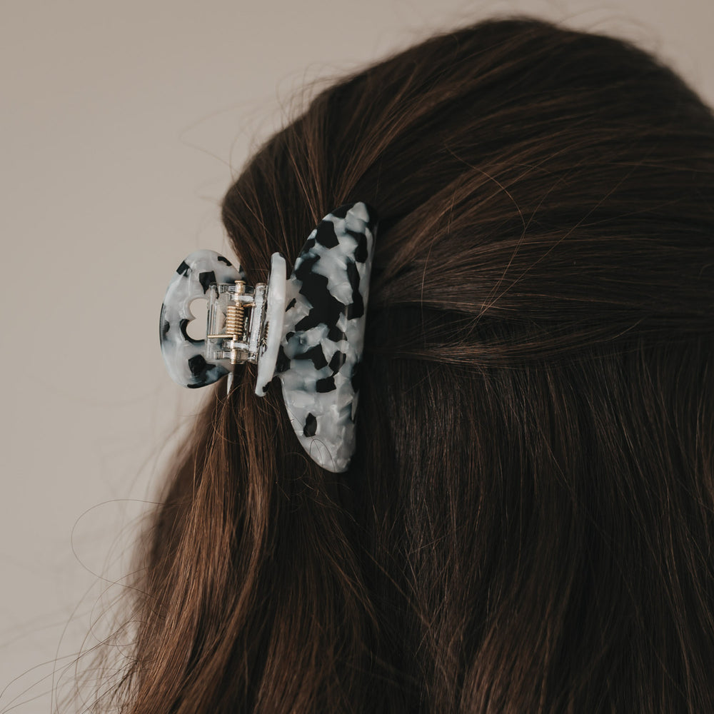Grande barrette cœur panda (VE = 10 pcs.)
