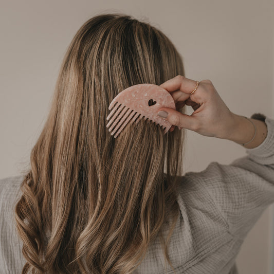 Kamm Herz Blush (VE = 10 Stk.)