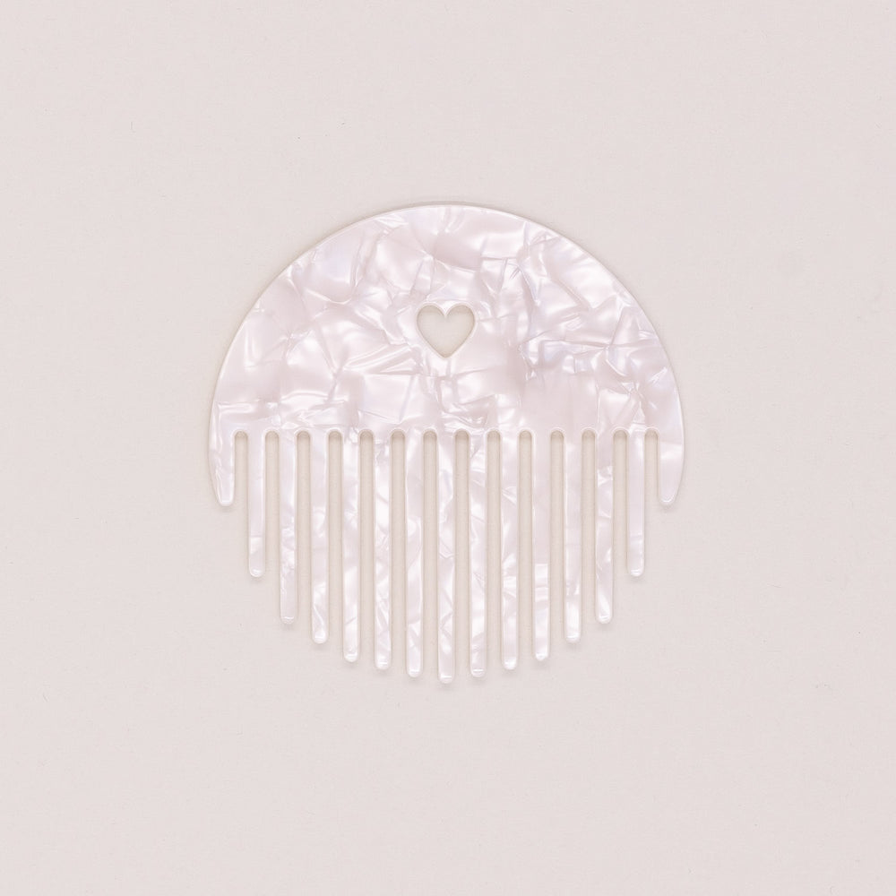 Kamm Herz Pearl (VE = 10 Stk.)