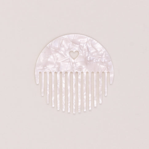 Kamm Herz Pearl (VE = 10 Stk.)