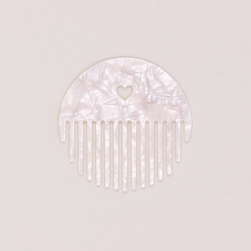 Comb Heart Pearl (VE = 10 pcs.)