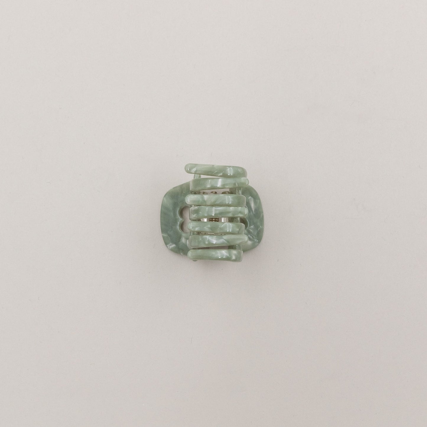 Haarspange klein Herz Jade (VE = 10 Stk.)
