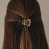 Haarspange klein Herz Amber (VE = 10 Stk.)