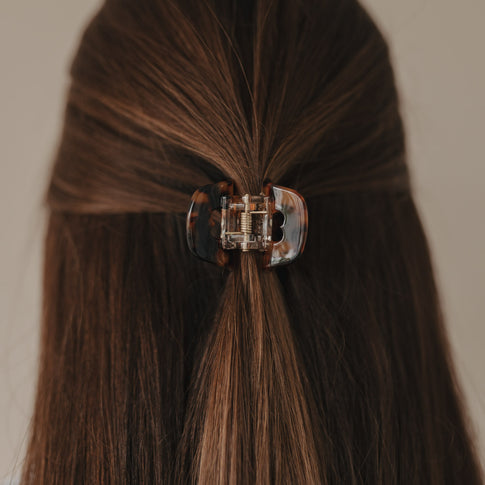 Haarspange klein Herz Amber (VE = 10 Stk.)