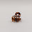 Haarspange klein Herz Amber (VE = 10 Stk.)