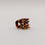 Haarspange klein Herz Amber (VE = 10 Stk.)