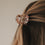 Haarspange klein Herz Almond (VE = 10 Stk.)