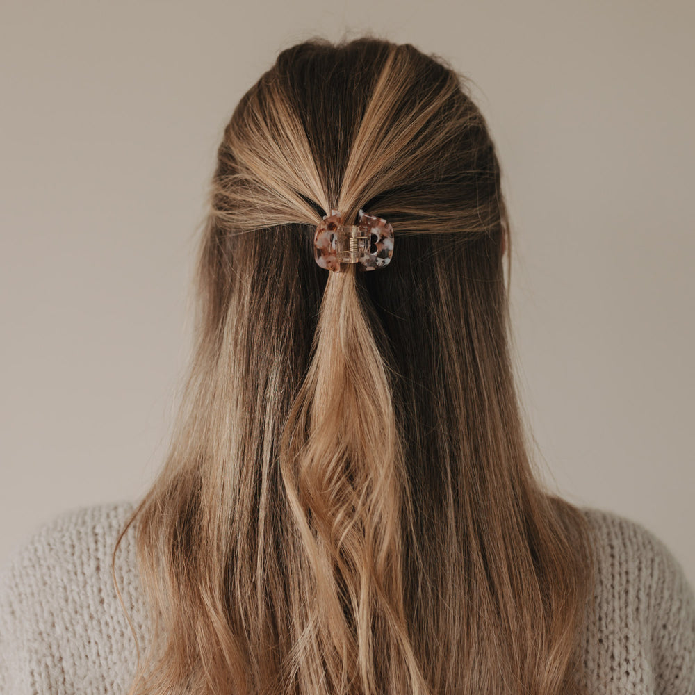 Haarspange klein Herz Almond (VE = 10 Stk.)
