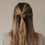 Haarspange klein Herz Almond (VE = 10 Stk.)