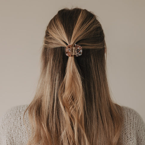 Haarspange klein Herz Almond (VE = 10 Stk.)