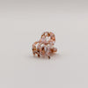Haarspange klein Herz Almond (VE = 10 Stk.)