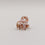 Haarspange klein Herz Almond (VE = 10 Stk.)