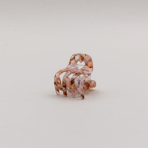 Haarspange klein Herz Almond (VE = 10 Stk.)