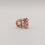 Haarspange klein Herz Almond (VE = 10 Stk.)