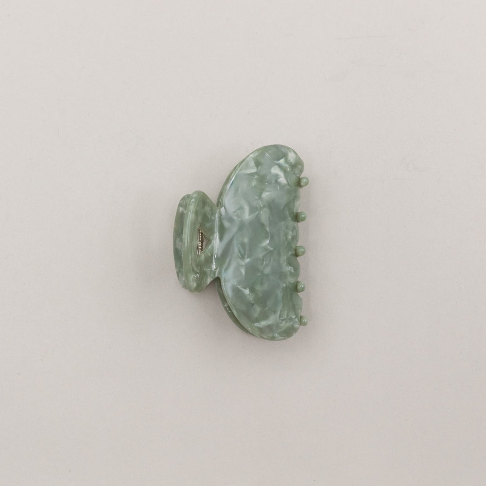 Haarspange groß Herz Jade (VE = 10 Stk.)