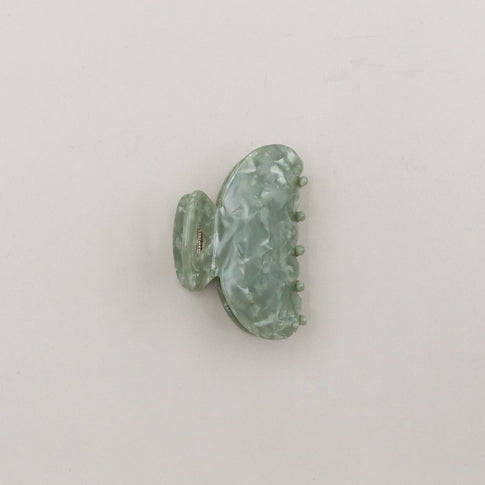 Haarspange groß Herz Jade (VE = 10 Stk.)