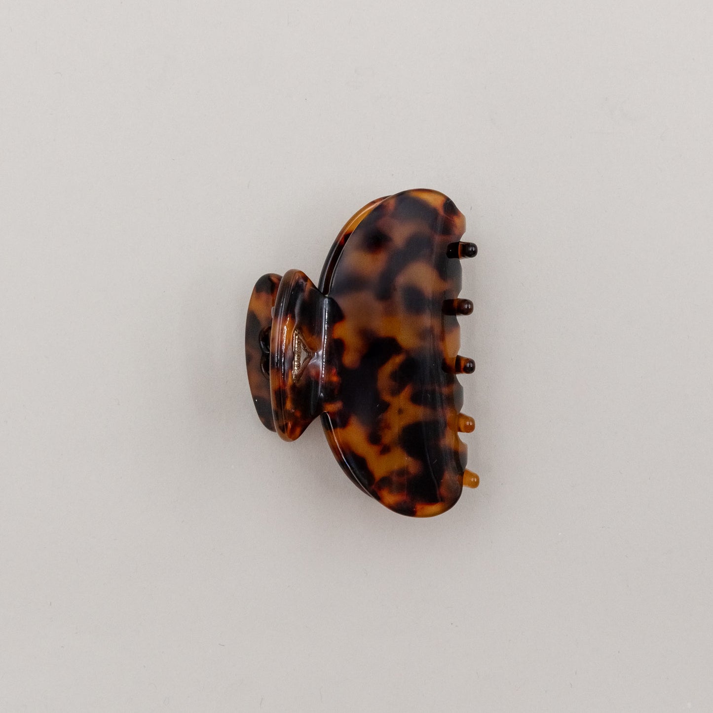 Haarspange groß Herz Amber (VE = 10 Stk.)
