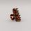 Haarspange groß Herz Amber (VE = 10 Stk.)