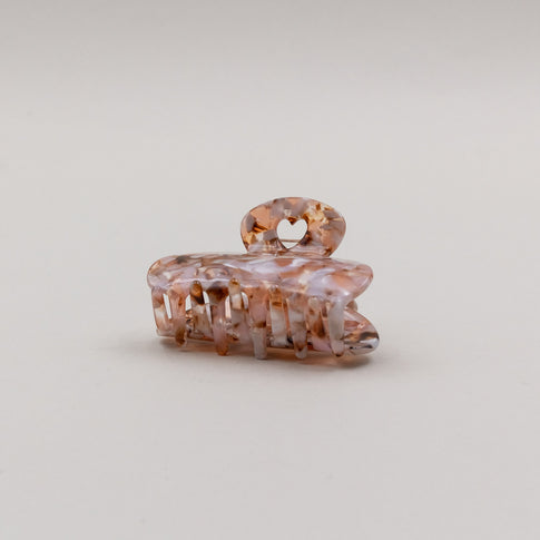 Haarspange groß Herz Almond (VE = 10 Stk.)