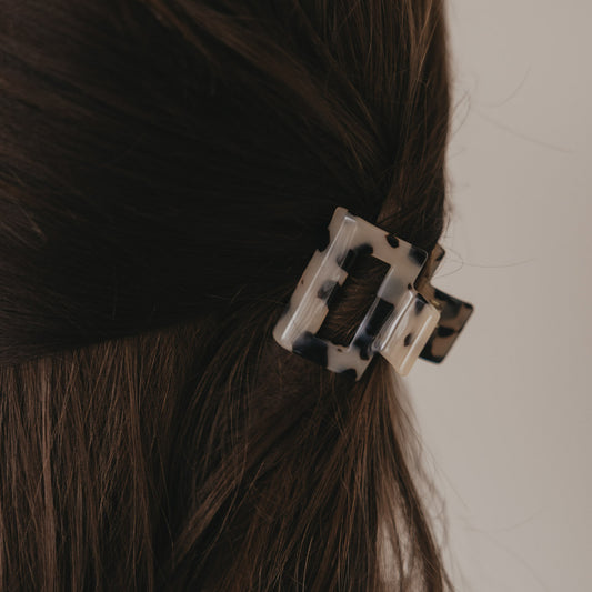 Haarspange eckig klein Leo (VE = 10 Stk.)