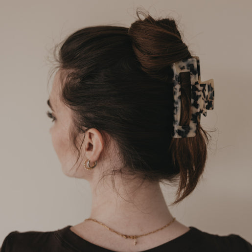 Haarspange eckig Maxi Leo (VE = 10 Stk.)