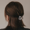 Haarspange eckig klein Herzen schwarz Pearl (VE = 10 Stk.)
