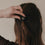 Haarspange Herzform groß Night (VE = 10 Stk.)