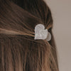 Haarspange Herzform groß Pearl (VE = 10 Stk.)