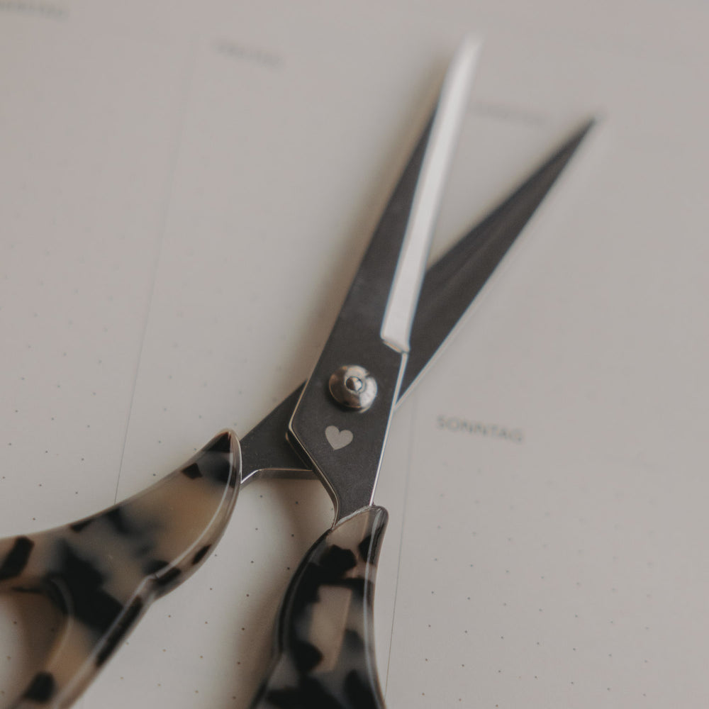 Schere silber Leo (VE = 8 Stk.)