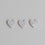Magnete Herz Pearl 3er Set (VE = 6 Stk.)