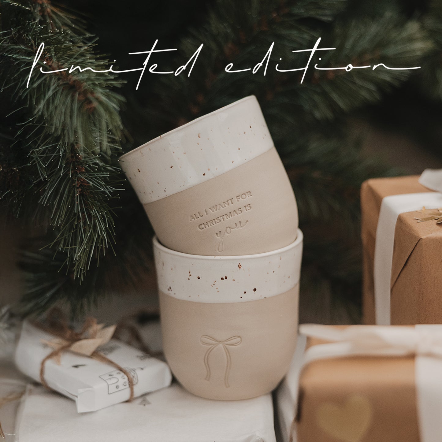 Limitierter Becher All i want for christmas (VE = 4 Stk.)